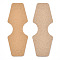 Cardboard Jewelry Display Cards, for Necklaces, Bracelets, Jewelry Hang Tags, BurlyWood, 124x46x0.3mm