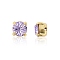 Preciosa® MAXIMA Crystal in Sew-On Cup, Czech Crystal, 719 37 083 Chaton(Round), Golden, 20310 Violet, SS19(4.4~4.6mm)