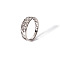 Hollow Design Stainless Steel Ring, Unique Women's Jewelry, Stainless Steel Color, US Size 8(18.1mm)