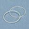 Brass Linking Rings, Long-Lasting Plated, Round Ring, 925 Sterling Silver Plated, 22x1mm, Inner Diameter: 20mm