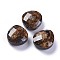 Natural Bronzite Charms, Faceted, Teardrop, 14x13x6mm, Hole: 0.8mm