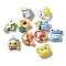 Bear/Flower/Heart Opaque Resin Decoden Cabochons, Mixed Shapes, Mixed Color, 10.5~15x11~16x6.5~8mm