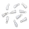 Brass Clear Cubic Zirconia Charms, Long-Lasting Plated, Trapezoid, Platinum, 12.5x4x3mm, Hole: 2mm
