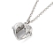 Brass Pendant Necklaces, with Iron Rolo Chains, Wing, 32.28 inch(82cm), Pendant: 31x32x15mm