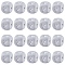 20Pcs Grey Cube Letter Silicone Beads 12x12x12mm Square Dice Alphabet Beads with 2mm Hole Spacer Loose Letter Beads for Bracelet Necklace Jewelry Making, Letter.V, 12mm, Hole: 2mm