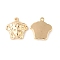 Brass Pendants, Cadmium Free & Nickel Free & Lead Free, Pharaoh Charm, Real 18K Gold Plated, 16x15.5x4.5mm, Hole: 1.4mm