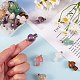 6шт 6 цвета подвески из натуральных и синтетических драгоценных камней G-SZ0001-89-2