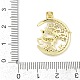 Латунные микро проложить кубического циркония подвески KK-D317-133G-3