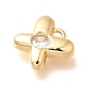 Латунные микро проложить кубического циркония подвески KK-C085-24G-2