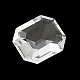 Заостренные заднее стекло горный хрусталь кабошоны GLAA-B012-17B-01-4