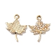 Подвески из сплава с кристаллами и стразами RB-L036-VF877-2-1