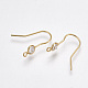 Латунные крючки для сережек KK-T038-249G-2