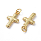Текстурированные латунные подвески X-ZIRC-G160-52G-2