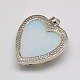 Сердце Opalite подвески GP356-5-4