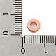 Бусины-проставки из латуни с кубическим цирконием KK-L215-008A-RG01-3