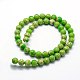 Синтетические имперские нитки из бисера яшмы G-I199-35-8mm-C-2