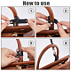 Кожаные ремни для сумок DIY-WH0622-063A-4