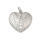 Подвески из латуни и прозрачного циркония с покрытием стойки KK-S372-29P-1