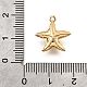 Латунные подвески из прозрачного кубического циркония KK-C096-14B-G-3