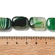 Натуральные полосатые агатовые бусы G-K392-B09-13x18mm-5