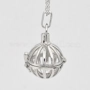 Полые латунные подвески KK-D414-06-NR