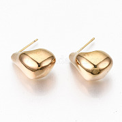 Серьги-кольца из латуни KK-R117-039-NF