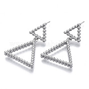 Серьги-гвоздики из латуни KK-N232-106P-NF