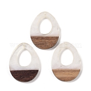 Подвески из смолы и дерева WOOD-F015-17F