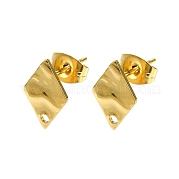 Фурнитура для сережек-гвоздиков из нержавеющей стали 304 STAS-L024-003G-05