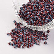 12/0 непрозрачные цвета просачиваться стеклянные бусины SEED-M008-C28