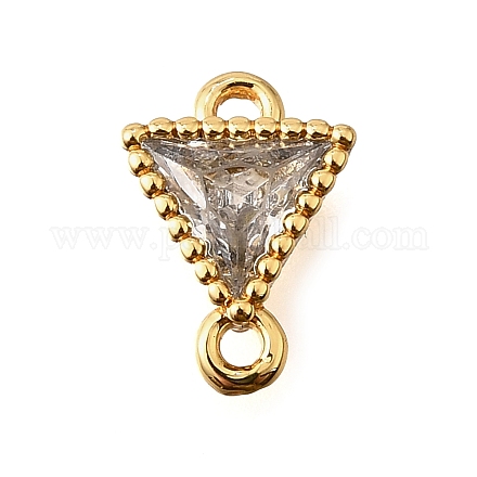Латунные прозрачные подвески из кубического циркония KK-U065-07G-1