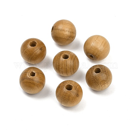 Природных шарики древесины WOOD-C019-12mm-01-1