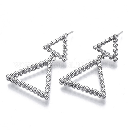Серьги-гвоздики из латуни KK-N232-106P-NF-1