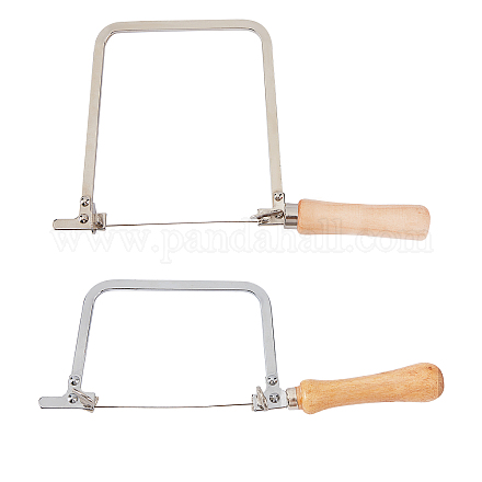 2 шт. 2 размера 50# стальная проволока с деревянной ручкой рама пилы TOOL-PH0001-26-1