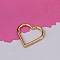 316L Stainless Steel Hoop Nose Rings, Golden, 8mm, Pin: 1.2mm