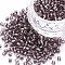 8/0 Glass Bugle Beads, Silver Lined, Rosy Brown, 2.5~3x2.5mm, Hole: 1mm, about 15000pcs/pound