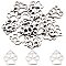 PH PandaHall 20Pcs Stainless Steel Charms Dog Paw Prints Pendants High Polish Jewelry Charms for DIY Crafting and Jewelry Making