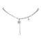 Non-Tarnish Sun & Moon & Star Pendant Necklaces, with 304 Stainless Steel Paperclip Chains, Stainless Steel Color, 17.52 inch(44.5cm)