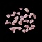 Natural Rose Quartz Chip Beads, No Hole/Undrilled, Dyed, 5~10.5x5~7x2~4mm
