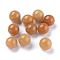 Natural Topaz Jade Beads, Gemstone Sphere, No Hole/Undrilled, Round, 17.5~18mm