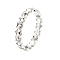 925 Sterling Silver Star Rings, 925 Sterling Silver Plated, Inner diameter: 22mm