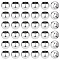 PH PandaHall 200pcs 6mm 304 Stainless Steel Beads, Round Spacer Beads with 3.5mm Hole Metal Jewelry Making Beads Large Hole Beads Loose Beads for Earrings Bracelets Necklaces Crafts Making