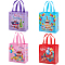 GORGECRAFT 8Pcs Non-Woven Reusable Tote Bags 4 Styles Happy Birthday Gift Bags Bulk Reusable Folding Tote Bags with Handles for Candy Goodie Bags Party Favors, 21×23cm