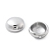 304 Stainless Steel Beads, Flat Round, Stainless Steel Color, 19x17.5x8mm, Hole: 2.5mm