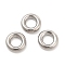 Non-Tarnish 304 Stainless Steel Linking Rings, Round Ring, 12x3mm, Inner Diameter: 6mm