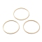 Brass Linking Rings, Long-Lasting Plated, Round Ring, Real 24K Gold Plated, 30x1mm, Inner Diameter: 28mm