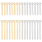 UNICRAFTALE Stainless Steel Charm Pendants Long Bar Shape Charms Smooth Metal Necklace DIY Pendant for Earrings Jewelry Making