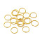 304 Stainless Steel Open Jump Rings for Chainmaille Weaves, Real 18K Gold Plated, 8x0.7mm, Inner Diameter: 6.5mm