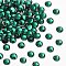Preciosa® Crystal Hotfix Flatback Stones, Czech Crystal, Round(438 11 612 Chaton Rose VIVA 12 ®), 50730 Emerald, SS10(2.7~2.9mm)