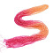 Transparent Gradient Color Glass Beads Strand, Segmented Multi-color Beads, Faceted, Rondelle, Cerise, 3mm, about 134~140pcs/strand, 13.39~13.98 inch(34~35.5cm)